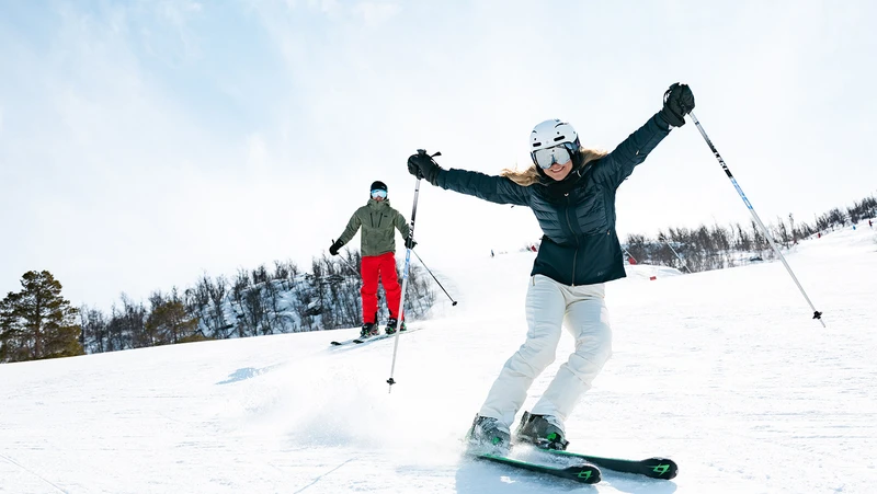 Happy skiers in Geilo © Paul Lockhart