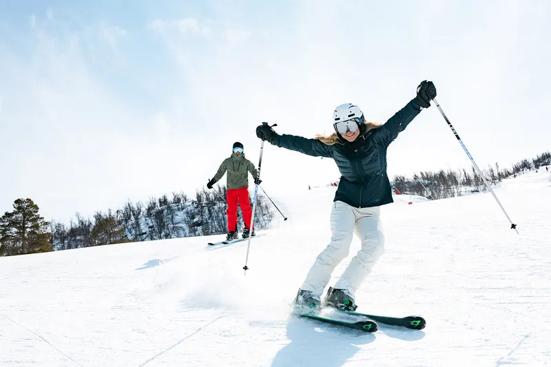 Happy skiers in Geilo © Paul Lockhart