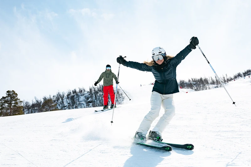Happy skiers in Geilo © Paul Lockhart