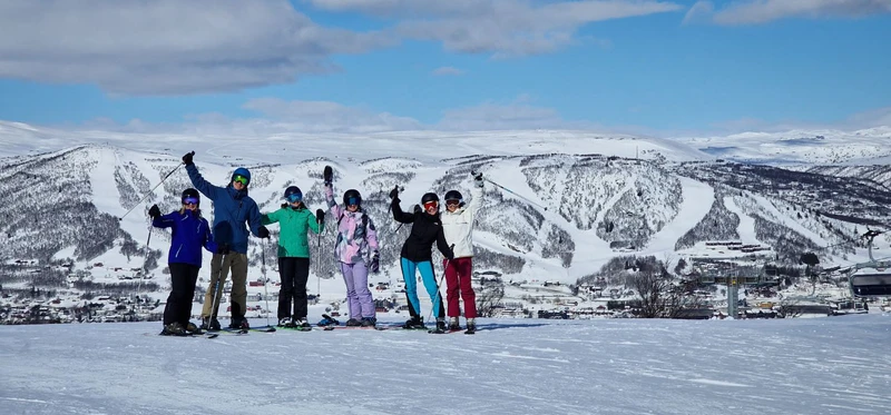 A Very Happy Team in Sunny Geilo