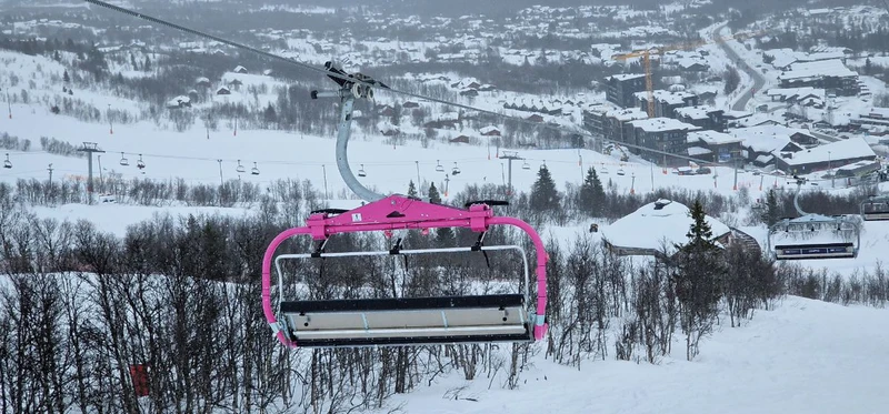 64a2aaf17dedd Berit Hovis Bright Pink Chair in Beitstolen