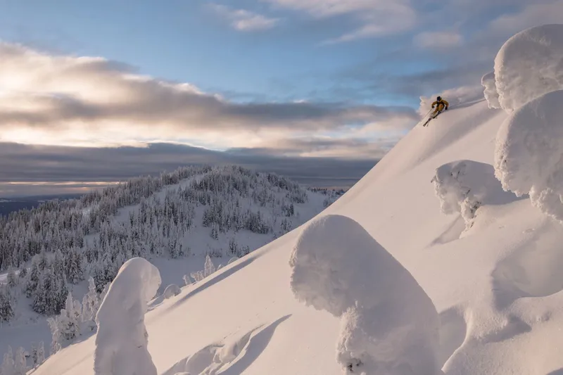 Pristine Powder in Sun Peaks © Reuben Krabbe