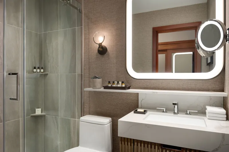 653bca36686b8 Fairmont Jasper Park Loge Fairmont Room Renovated Bathroom