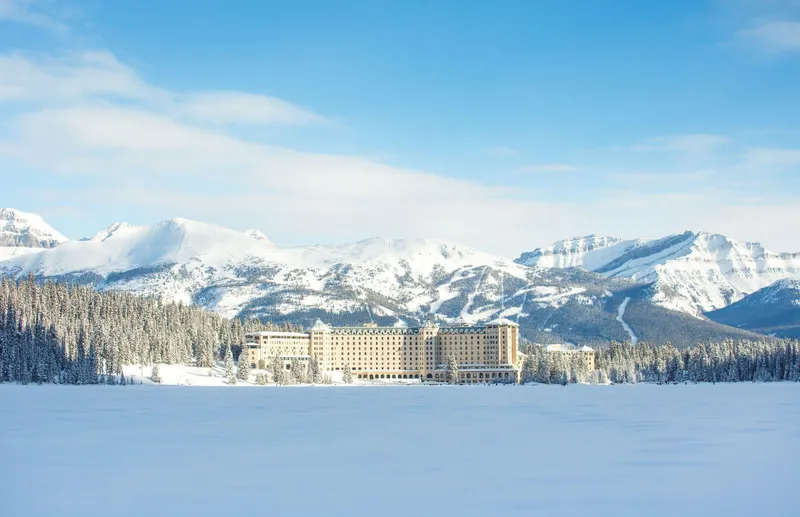 653bd23911c77 Fairmont Chateau Lake Louise Winter from the Lake
