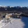 653bd239ef300 Fairmont Chateau Lake Louise Aerial View with the Ski Resort in the Background