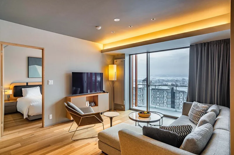 6544f56c35980 Fenix Furano 2 Bedroom Deluxe Apartment Lounge into Bedroom