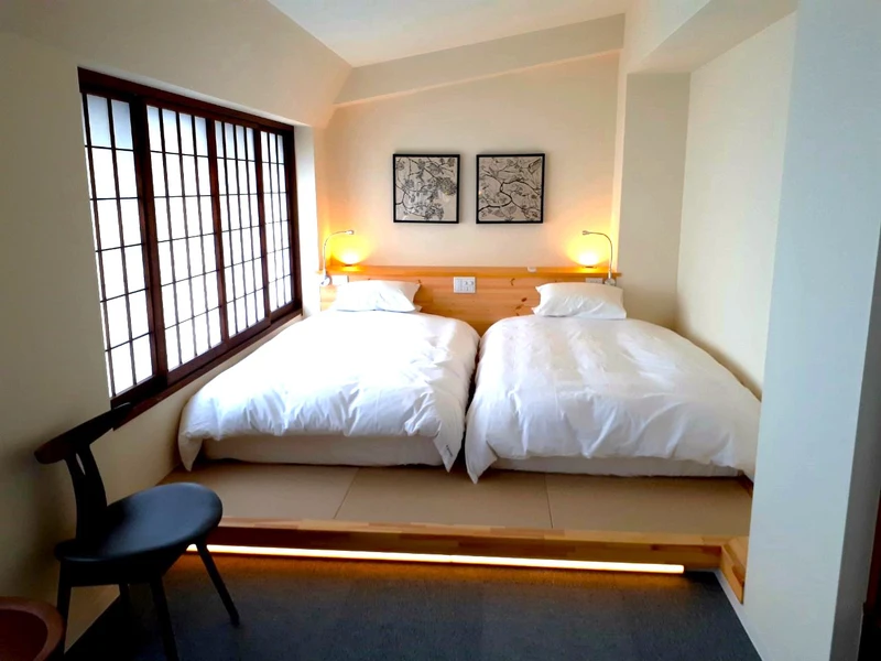 654e049009ea8 Residence Yasushi Twin Room Bedroom