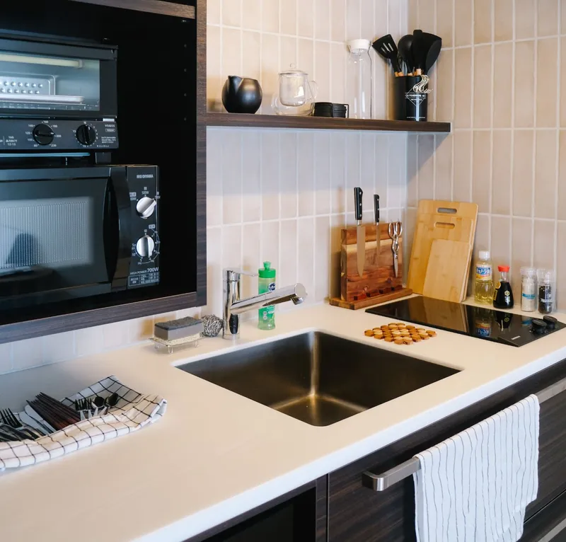 654e4216b16f5 Kawaotoya One Bedroom Apartment Kitchen
