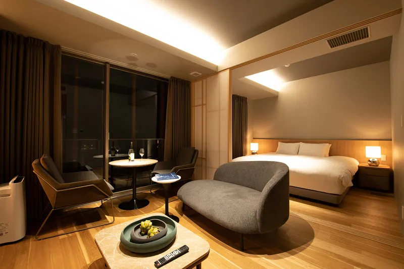 6551fcadca3fa Fenix West 1 Bedroom Deluxe Apartment Living Area King Bed