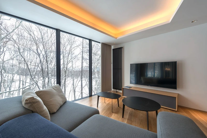 655219efe5584 Kozue 1 Bedroom Alpine View Living area