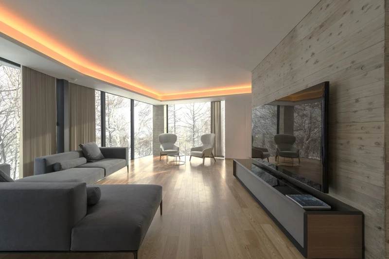 65521c4974408 Kozue Three bedroom Mt Yotei Panorama Penthouse Living area