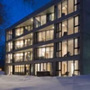 Kozue - Exterior at Night with Snow