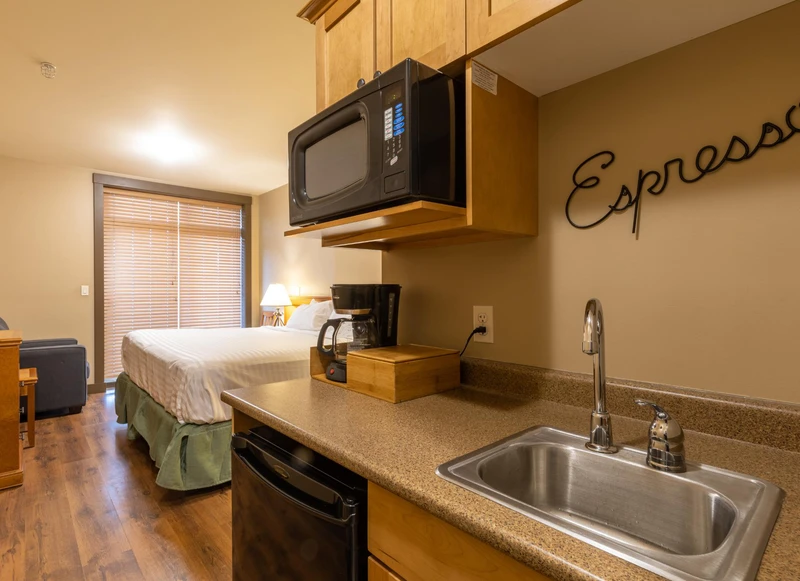 65730784cce13 Palisser Lodge Guest Room Kitchenette