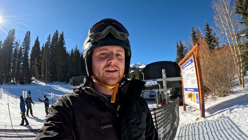 657abe4cd53aa Matt A at the Beaver Run Super Chair in Breckenridge