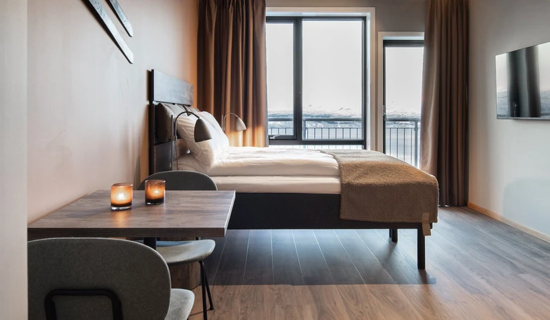 65b126b166baf Basecamp Narvik Studio Apartment Bed