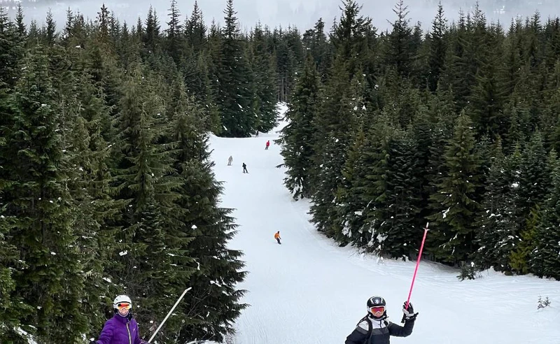 On Crabapple run back to Whistler Village - Mark Sewell - December 2024