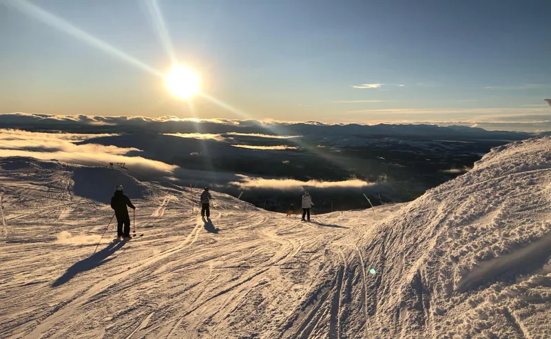 Sunset over Are, Sweden - Craig Irvine - January 2023