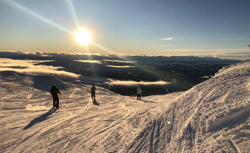 Sunset over Are, Sweden - Craig Irvine - January 2023