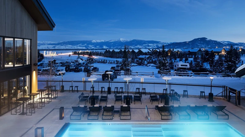 Powder Hound Loft Pool View