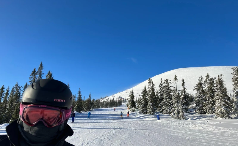 Skier at Trysil, Norway - Alison Shepherd - February 2023