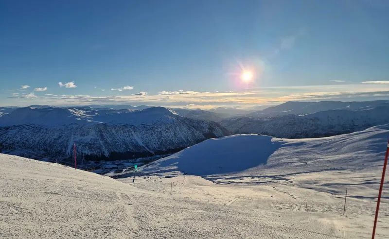 Low sun over Myrkdalen, Norway - Ian Ellis - January 2024