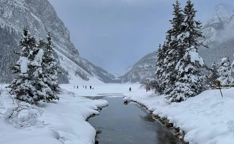 Stream, Banff, Canada - Helen Gloistein - January 2024