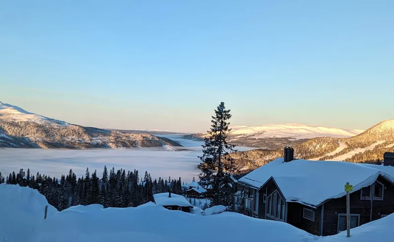 Views over lake Åresjön, Åre, Sweden - Ted Bracht - February 2024