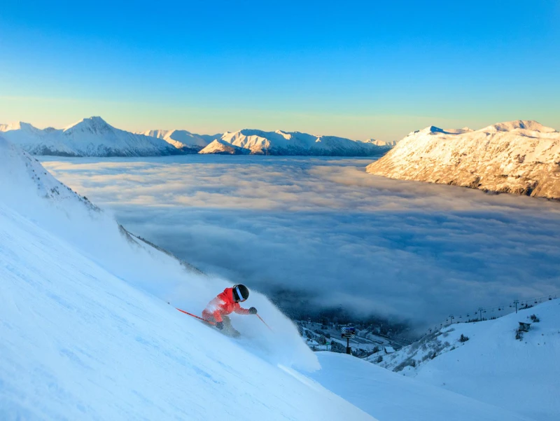 Above the Clouds in Alyeska © Alyeska Resort