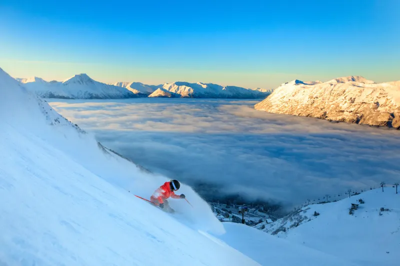 Above the Clouds in Alyeska © Alyeska Resort