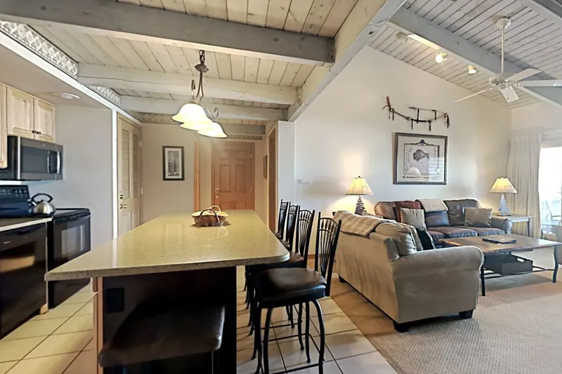 65e9b82635eb6 Timberline Condos One to Two Bed Plus Loft Condo Kitchen Area