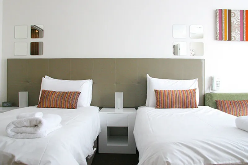 66100997b80a9 Yama Shizen Studio Bedroom Twin Beds