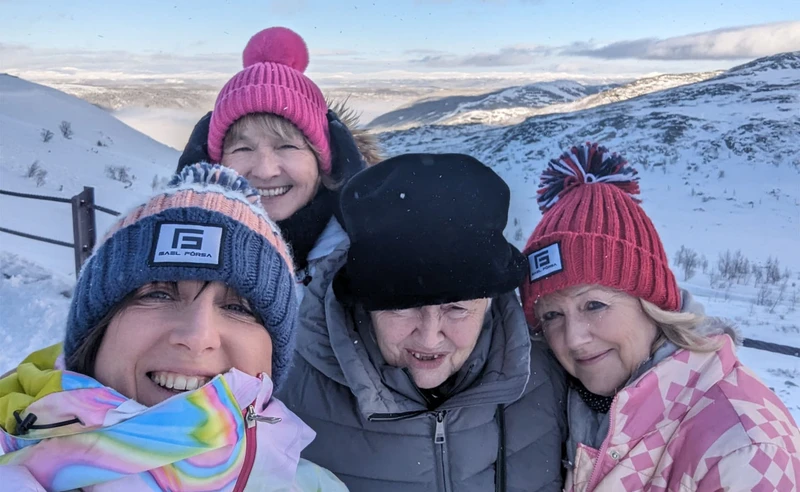 Family Photo, Gausta, Norway - Clare Madden, February 2024