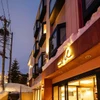 M Hotel Niseko - Exterior at Night © M Group Niseko