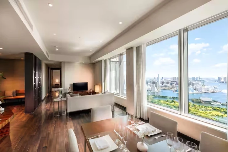 662103dc67f73 Conrad Tokyo Japan Two Bed deluxe Suite Seating Hilton