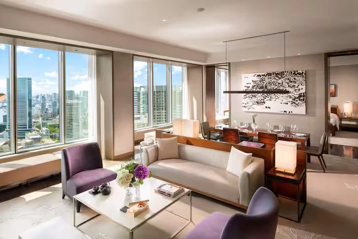 66210550b8b26 Conrad Tokyo Japan Royal Suite Seating Hilton