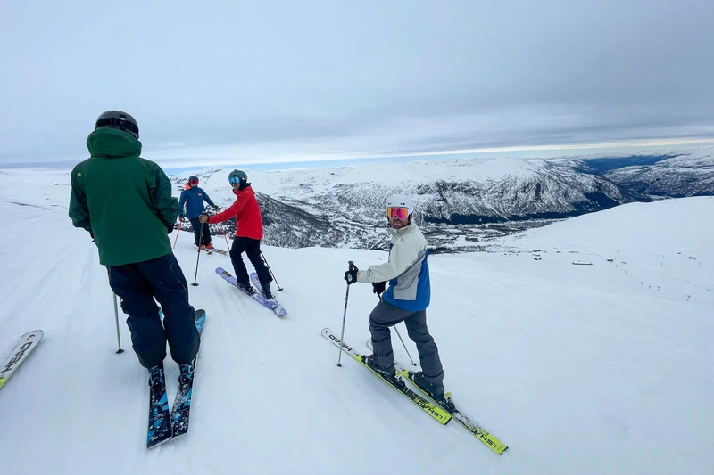 662b70fdd5c3d Ski Safari skiing off piste in Myrkdalen 22 April 2024