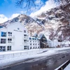 Fretheim Hotel Exterior in Winter