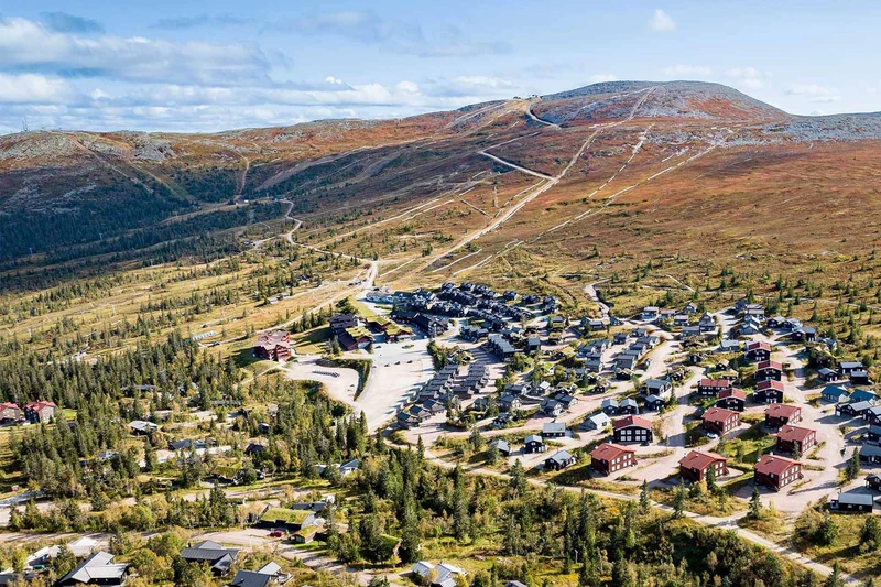 66438a08d45cf Fjellblikk Aerial View Trysil Norway Skistar