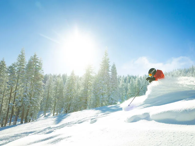 Skiing powder, Northstar © Hamill, Vail Resorts