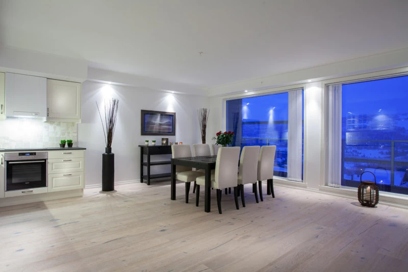 6659f1dcb9be3 Ustedalen Hotell 3 Bedroom Apartment Kitchen Dining Area