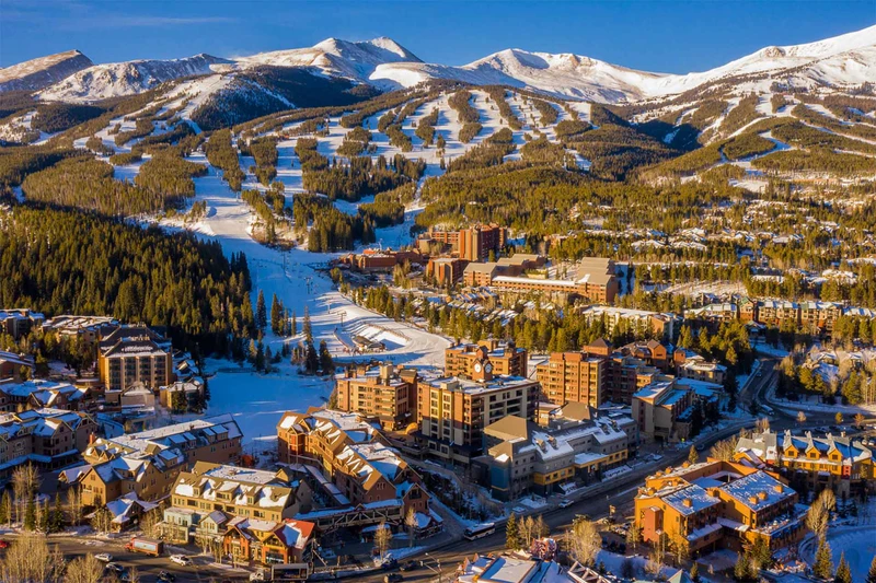 665f1b6c1778b Gravity Haus Breckenridge Aerial of Hotel and Ski Resort