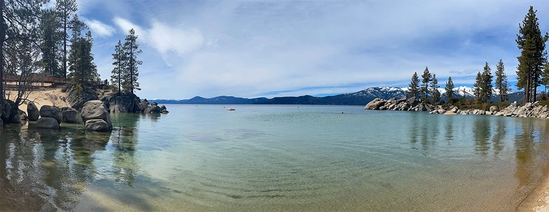 66743edcc3e4e Andy and Rupert Lake Tahoe Trip April 2024 Sand Harbour Beach