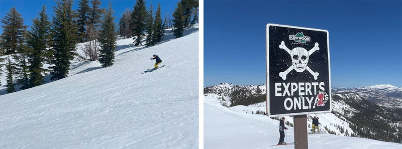 66744758e1f68 Kirkwood Ski Resort Expert Terrain Andy and Rupert Tahoe Trip April 2024