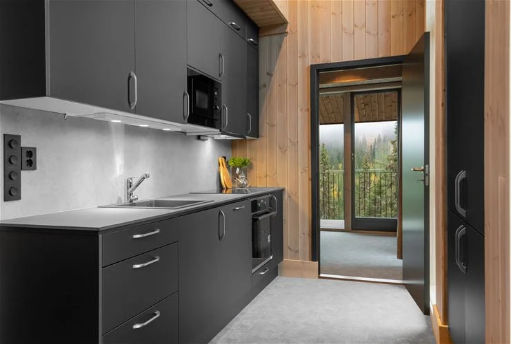 667aedb190d79 Yttersvingen Harmony apartment kitchen