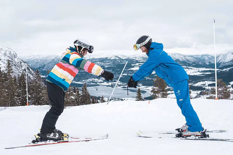 667c47bb30dee Voss Resort Skier with Instructor N Ho S Jon Hunnlvatn