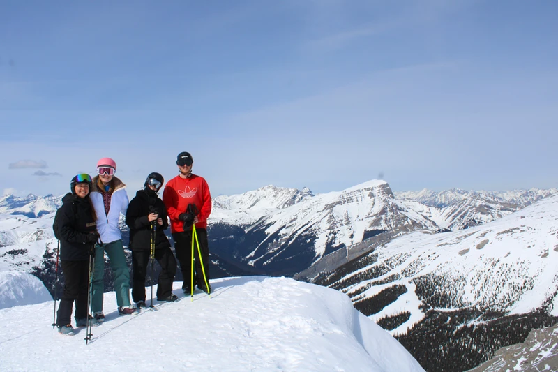 Ski Safari Team on Top of Sunshine 2024