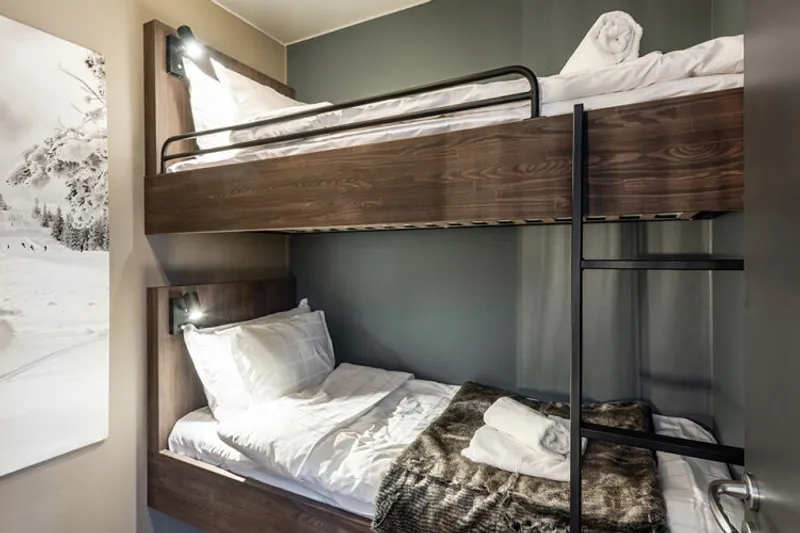 669e5b560377e Ski Lodge Soltorget 4 Bedroom Bunk Room
