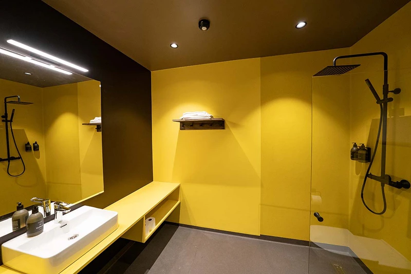 66a1122c148e3 Elva Hotel Restaurant Voss Family Room Bathroom Sverre Hjrnevik