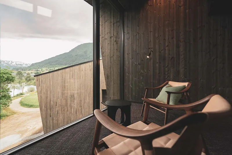 66a11c5f2c17a Elva Hotel Restaurant Voss Deluxe Double Room Seating Sverre Hjrnevik