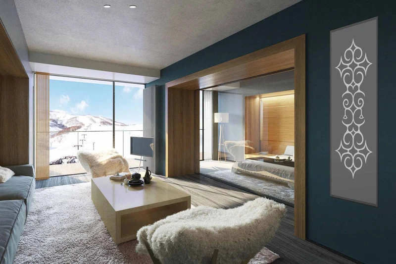 66a37f709d969 MUWA Niseko 3 Bedroom Living Area